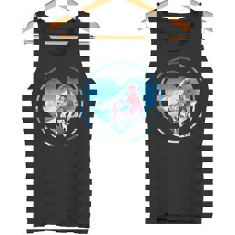 Climbing Couple Goals Love Mountain Climber Heart Tank Top - Monsterry
