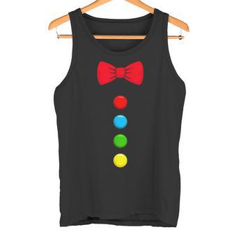 Clown Costume With Bow Tie For Carnival Fancy Dress Clown Costume Tank Top - Geschenkecke