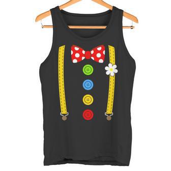 Clown Costume Braces Fancy Dress Carnival Tank Top - Geschenkecke