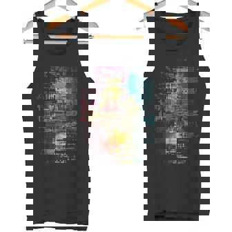 Código Binario Efecto Glitch Arte Abstracto Camiseta sin mangas - Regaloses