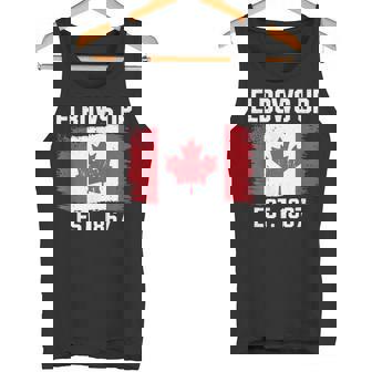 Codos Hacia Arriba Canadá Est 1867 Orgulloso Canadiense Fuerte Canadá Camiseta sin mangas - Regaloses