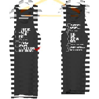 Coffee Tea Soda Just Injera Malawah Canjeelo Flatbread Tank Top - Monsterry