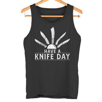 Coleccionista De Cuchillos Have A Knife Day Camiseta sin mangas - Regaloses
