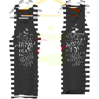 College Student Christmas Bachelors Degree Graduation Tank Top - Monsterry