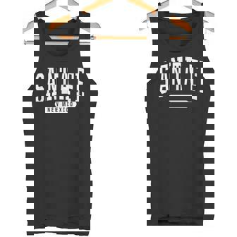 College Style Santa Fe New Mexico Souvenir Tank Top - Monsterry