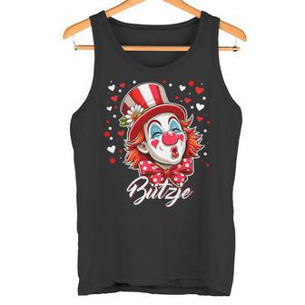 Cologne Carnival Kölsch Bützje Kölle Alaafeedel Clown Tank Top - Geschenkecke