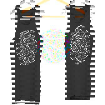 Colorful Polka Dot Basketball International Dot Day Tank Top - Monsterry
