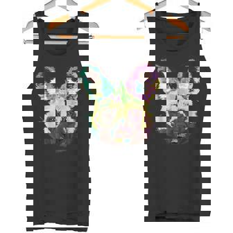 Colorful Splash African Wild Dog Tank Top - Monsterry