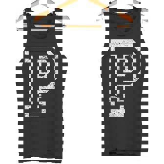 Con Letra P Enorme Estilo Universitario Desgastado Camiseta sin mangas - Regaloses