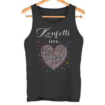 Confetti In Heart Fancy Dress Carnival Confetti Costume Outfit Tank Top - Geschenkecke