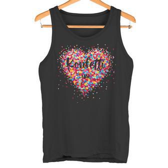 Confetti In The Heart Fancy Dress Costume Carnival Tank Top - Geschenkecke