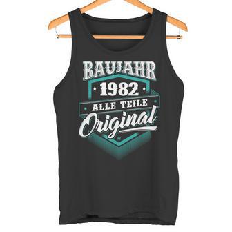 Construction Year 1982 All Parts Original Birthday Tank Top - Geschenkecke