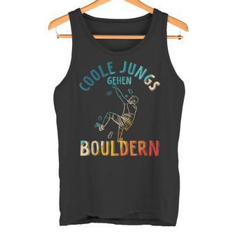 Coole Boys Go Bouldering Climbing Children's Tank Top - Geschenkecke