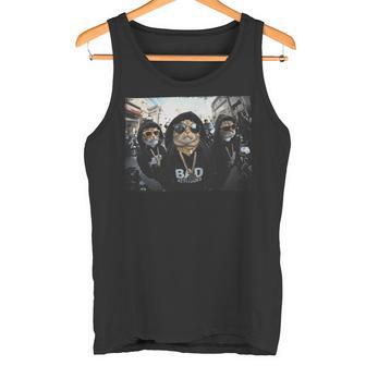 Coole Hip Hop Gangster Katzen Mit Sonnenbrille Katzenmotiv Tank Top - Geschenkecke