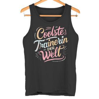 Coolste Trainerin Fitness Dance Handball Farewell Tank Top - Geschenkecke