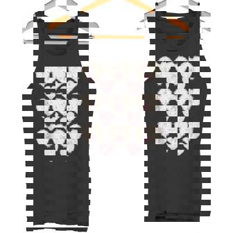 Coquette Bunny Hearts Pattern Cute Pink Bow Bunnies Tank Top Tank Top - Monsterry