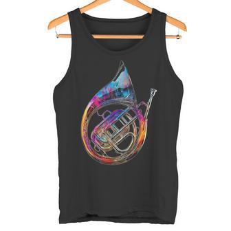 Cor Français Instrument De Musique Illustration Graphique Cor Français Débardeur e - Cadeauxyz