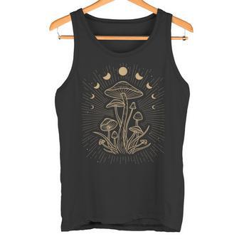 Cottagecore Aesthetic Mushroom Goblincore Fungi Mycology Tank Top - Monsterry