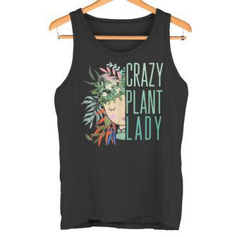 Crazy Plant Lady Plant Lady Plants Garden Gardening Tank Top - Monsterry UK