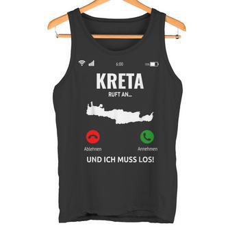 Crete Call An Greece Island Holiday Travel S Tank Top - Geschenkecke