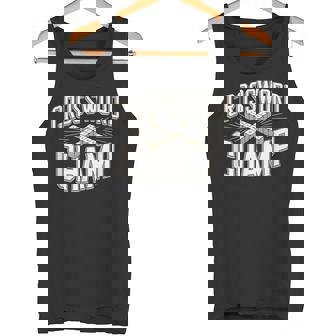 Crossword Puzzle Champ Tank Top - Monsterry
