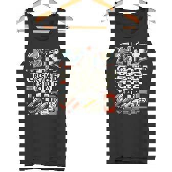 Crossword Squad Crossword Shirts For Crossword Puzzle Tank Top - Monsterry