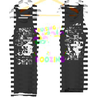 Cruising And Boozing Mardi Gras Cruise Matching Family Tank Top - Monsterry