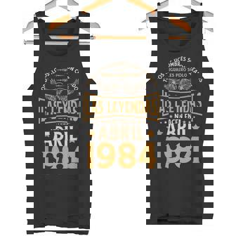 Cumpleaños Hombre Regalos Las Leyendas Abril 1984 Camiseta sin mangas - Regaloses