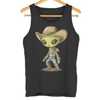 Cute Alien Cowboy Tank Top - Geschenkecke