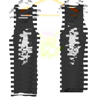 Cute Alien Donghua And Anime Inspired Original Character Premium Tank Top - Monsterry