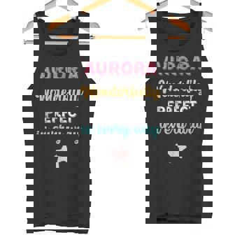 Cute Aurora Personalised Wonderfully Perfect In Every Way Tank Top - Monsterry