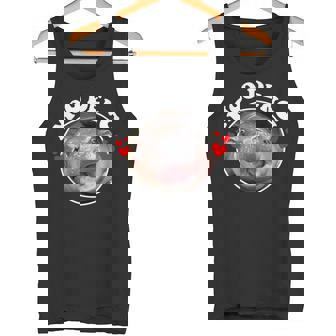 Cute Baby Hippo Moo Deng Bouncy Pig In Thai Hippopotamus Tank Top - Monsterry