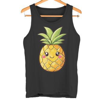 Cute Pineapple Face Kawaii Style Tank Top - Geschenkecke