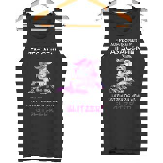 Cute Unicorn Sprinkles Glitter With Saying S Tank Top - Geschenkecke