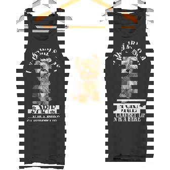 Cute Work Hard Better Life Yorkie Lover Tank Top - Monsterry
