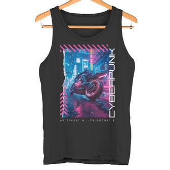 Cyberpunk Motorcycle Futuristic Tokyo Tank Top - Geschenkecke