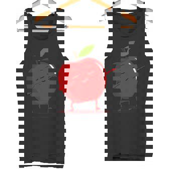 Dabbing Red Apple Dab Dancing Fruit Tank Top - Geschenkecke
