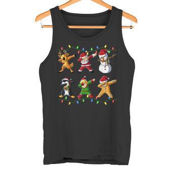 Dabbing Santa Elf Christmas Xmas Tank Top - Geschenkecke