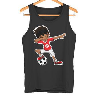 Dabbing Soccer Boy Tunisian Children's Tab Tank Top - Geschenkecke