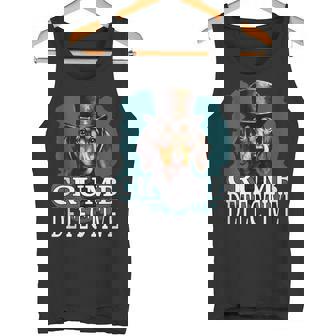 Dachshund Dog Crumb Detective Tank Top Tank Top - Monsterry