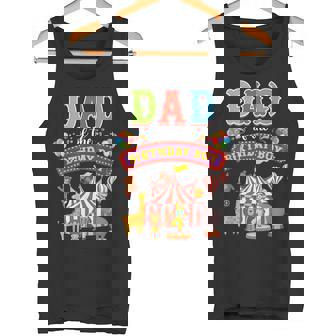 Dad Of The Birthday Boy Carnival Circus 1st Birthday Party Tank Top - Monsterry