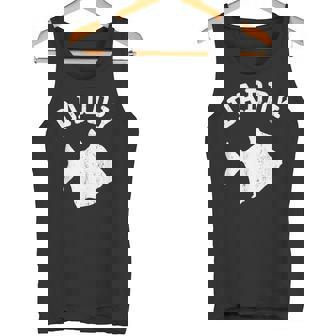 Daddy Silver Dollar Fish Vintage Gift Ideas For Dad Tank Top - Monsterry