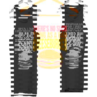 Damen Kein Schlechtes Cheeseburger Lustiges Junk Food Mit-Ausschnitt Tank Top - Seseable