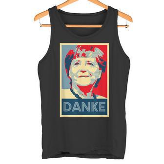 Danke Bundeskanzler Angela Merkel Tank Top - Geschenkecke