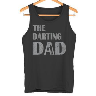 The Darting Dad Dartsport Darter Sprüche Dartboard Tank Top - Geschenkecke