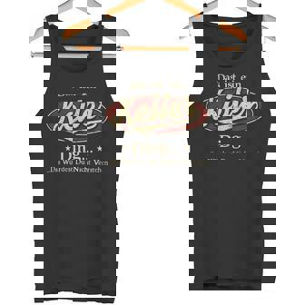 Das Ist Ein Keiler Ding Das Würdest Du Nicht Verstehen Keiler Name Tank Top - Geschenkecke