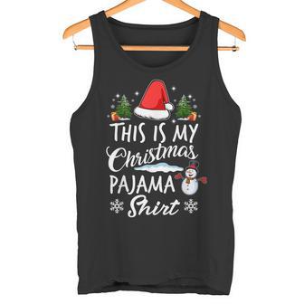 Das Ist Mein Christmas Pyjamas Matching Family Tank Top - Geschenkecke