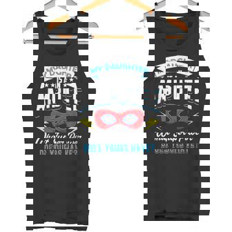 My Daughter Is An Amputee One Legged Mom Dad Of Arm Amputee Tank Top - Monsterry