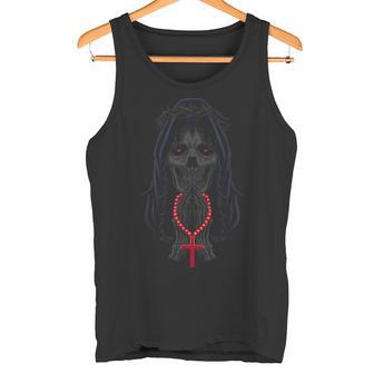 Day Of The Dead Prayer La Calavera Catrina Santa Muerte Tank Top - Geschenkecke