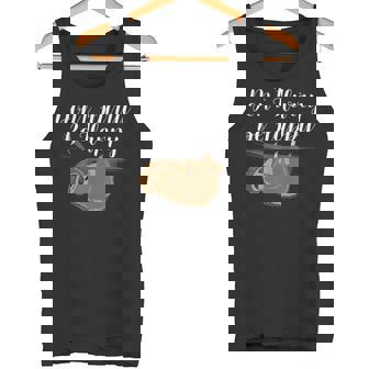 De Perezoso De Dibujos Animados Con Texto Don't Hurry Be Happy Camiseta sin mangas - Regaloses